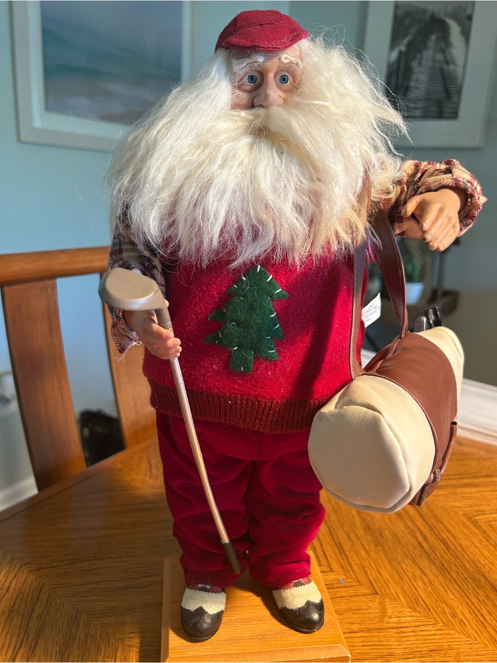 Santa Golfer